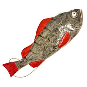 Ceramic fish figurine “Big perch” (L.T. No. 111)