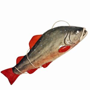 Ceramic fish figurine “A very large trout” (L.T. no. 104)
