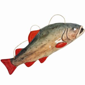Ceramic fish figurine “A very large trout” (L.T. no. 105)