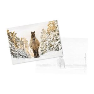 Postcard "Winter road" NR 1 - LoomaHetk