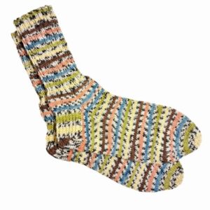 Hand-knitted socks "Autumn Colors" size 45 (no. 25 H.Tukk)