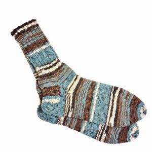 Hand-knitted socks "Autumn colors" size 46-47 (no. 24 H.Tukk)